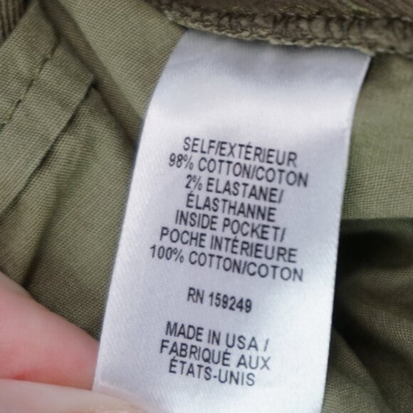 New TWP High Rise Baggy Relaxed Fit Pants in Olive Green size 10 - Picture 14 of 15